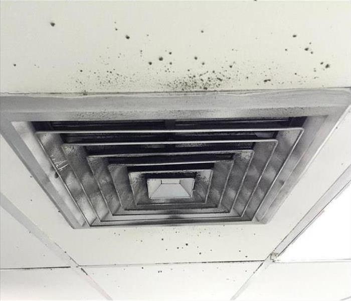 Dust and black spots inside air ducts
